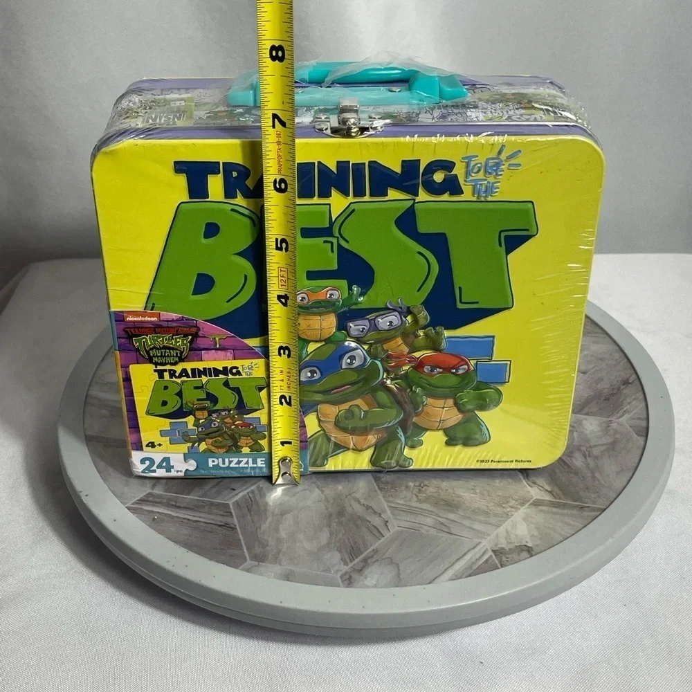 TMNT Mutant Mayhem 24pc Puzzle in Tin Lunchbox - Nickelodeon 2023 NWT